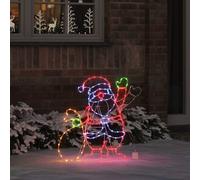 vidaXL Santa Claus Light Multicolour 58.5 x 60 x 1.3 cm Iron