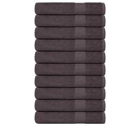 vidaXL Sauna Towels 10 pcs Anthracite 80x200 cm 360 gsm 100% Cotton