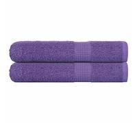 vidaXL Sauna Towels 2 pcs "FROGN" Purple 80x200 cm 100% Cotton