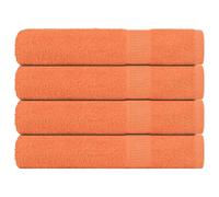 vidaXL Sauna Towels 4 pcs Orange 80x200 cm 360 gsm 100% Cotton towel