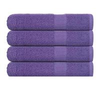 vidaXL Sauna Towels 4 pcs Purple 80x200 cm 360 gsm 100% Cotton towel
