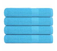 vidaXL Sauna Towels 4 pcs Turquoise 80x200 cm 360 gsm 100% Cotton towel