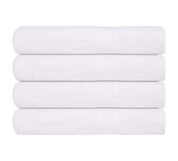 vidaXL Sauna Towels 4 pcs White 80x200 cm 360 gsm 100% Cotton towel bath towel