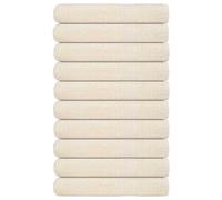 vidaXL Sauna Towels "FROGN" 10 pcs Cream 80x200 cm 360 gsm