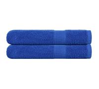 vidaXL Sauna Towels "FROGN" 2 pcs Blue 80x200 cm 360 gsm
