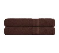 vidaXL Sauna Towels "FROGN" 2 pcs Brown 80x200 cm 360 gsm