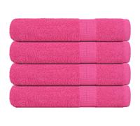 vidaXL Sauna Towels "FROGN" 4 pcs Pink 80x200 cm 360 gsm