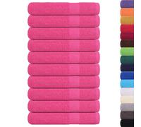 vidaXL Sauna Towels Pack of 10 Pink 80 x 200 cm 360 g/m 100% Cotton