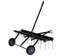 vidaXL Scarifier for Ride-on Mower Time Dethstcher Moss Remover Lawn Dethacher L