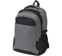 vidaXL School Backpack 40 L Black and Grey