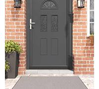 vidaXL Self-adhesive Door Brush Seals 2 pcs Black 100 cm