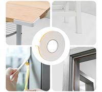 vidaXL Self-adhesive Foam Tape 10 pcs White 10mm x 10m CR Foam