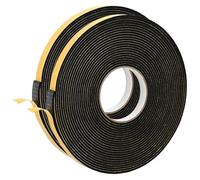 vidaXL Self-Adhesive Foam Tape 2 pcs Black 15mm x 10m CR Foam