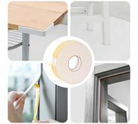 vidaXL Self-adhesive Foam Tape 2 pcs White 15mm x 10m CR Foam
