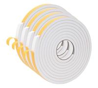 vidaXL Self-Adhesive Foam Tape 4 pcs White 20mm x 5m CR Foam