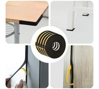 vidaXL Self-adhesive Foam Tape 5 pcs Black 15mm x 10m CR Foam