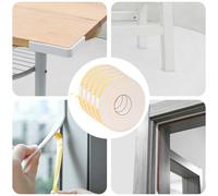 vidaXL Self-adhesive Foam Tape 5 pcs White 15mm x 10m CR Foam