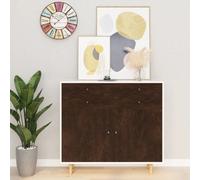 Vidaxl Self-Adhesive Furniture Film Dark Oak 500X90 Cm Pvc