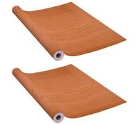 vidaXL Self-adhesive Furniture Film Light Oak 500x90cm PVC Wallpaper Stickers