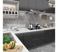 vidaXL Self-adhesive Furniture Films 2 pcs Black 500x90 cm PVC