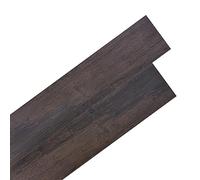 vidaXL Self-adhesive PVC Flooring Planks 5.02 m 2 mm Dark Brown, Brown