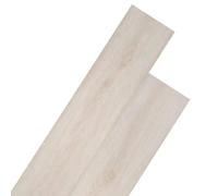 vidaXL Self-adhesive PVC Flooring Planks 5.02m?? 2mm Oak Classic White Tile