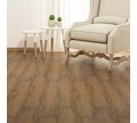 vidaXL Self-adhesive PVC Flooring Planks 5.21 m? 2 mm Walnut Brown Floor Tile