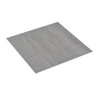 vidaXL Self-adhesive PVC Flooring Planks in Grey Stipple - 20 Pieces, Easy Install and Durable, Allergy and Water Damage Resistant