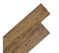 vidaXL Self-adhesive PVC Flooring Planks 5.02 m 2 mm Walnut Brown, Brown