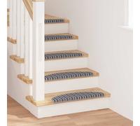 vidaXL Self-adhesive Stair Mats 15 pcs Grey 65 x 21 x 4 cm