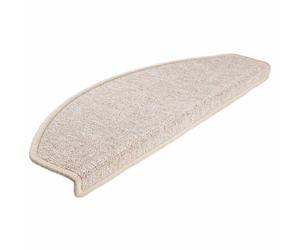 vidaXL Self-adhesive Stair Mats 20 pcs 65 x 24 x 4 cm Taupe
