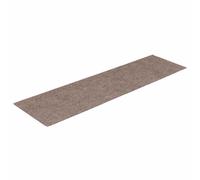 vidaXL Self-adhesive Stair Mats - Light Brown, Rectangular, 15 pcs, Strong & Sound Dampening Needle-punched Fabric, Non Slip, Easy Installation