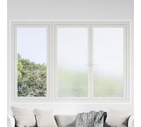 vidaXL Self-adhesive Window Film Frosted stripes 45 x 1000 cm PVC