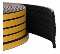 vidaXL Self-Adhesive Window Seal Black 8 x 3 mm 100 m EPDM Foam
