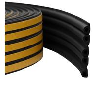 vidaXL Self-Adhesive Window Seal Black 9 x 6 mm 100 m EPDM Foam