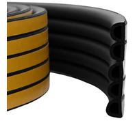 vidaXL Self-Adhesive Window Seal Black 9 x 8 mm 100 m EPDM Foam