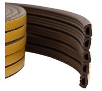 vidaXL Self-Adhesive Window Seal Brown 10 x 6 mm 12 m EPDM Foam