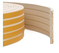 vidaXL Self-Adhesive Window Seal White 10 x 4 mm 50 m EPDM Foam