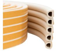 vidaXL Self-Adhesive Window Seal White 12 x 10 mm 12 m EPDM Foam