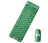 vidaXL Self Inflating Camping Mattress with Pillow 1-Person Green