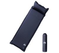 vidaXL Self Inflating Camping Mattress with Pillow 1-Person Grey