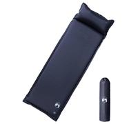 vidaXL Self Inflating Camping Mattress with Pillow 1-Person Grey