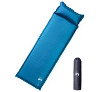 vidaXL Self Inflating Camping Mattress with Pillow 1-Person Turquoise