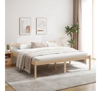 (brown, 200 x 200 cm) vidaXL Solid Wood Pine Bed Frame Bed Base Frame Multi Colours Multi Sizes