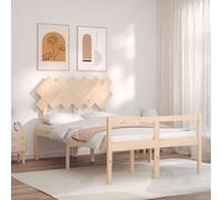 vidaXL Senior Bed without Mattress Small Double Solid Wood