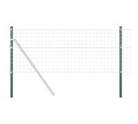 vidaXL Set of 12 green powder coated steel chucks, 50 cm, UV-resistant, rust and corrosion resistant, easy installation, suitable for outdoor use only, ideal for