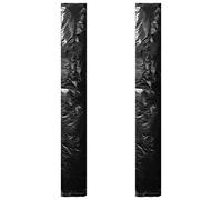 Parasol Cover Black PE 175cm Zipper Drawstring 30-35cm Dia UV-Resist 80g Repel