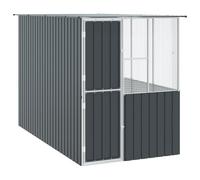 vidaXL Set of 3 Industrial Bird Cages | Durable Metal and Net for Outdoor Shelters | Weather Resistant | Spacious Design | Grey and White