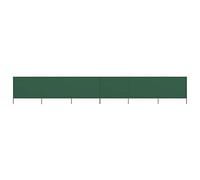 vidaXL 6-panel Wind Screen Fabric 800x120 cm Green, Green