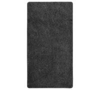 vidaXL Shaggy Rug Dark Grey 80x150 cm Anti Slip